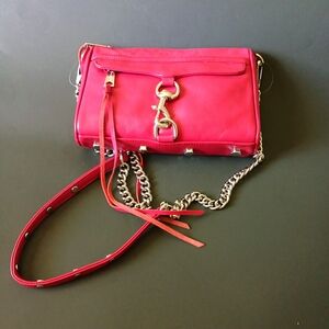 Rebecca Minkoff Pink Crossbody Bag with Tassel Accents Never used